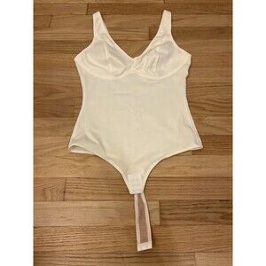 Women’s White Bodysuit Size Medium